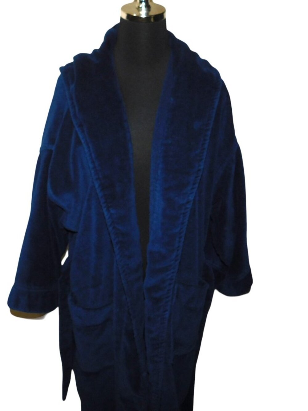 Christian Dior Monsieur 100% Cotton Made In Brazil Luxury Robe One Size W/ Hood - Picture 9 of 10
